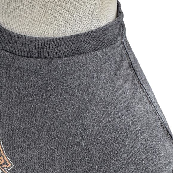 Harley Davidson Rommel Bike Fest 2014 T-Shirt Men’s Medium Black Pin Up Girl Tee - Picture 9 of 10